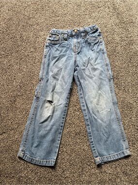 Wonderkids Boy’s Carpenter Style Denim Jeans, Size 5T